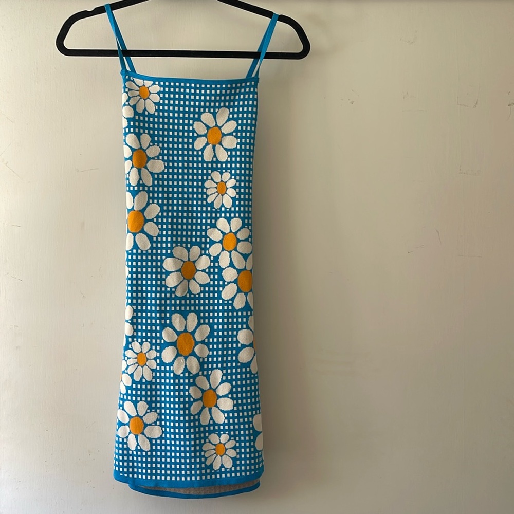 Zara knit daisy dress